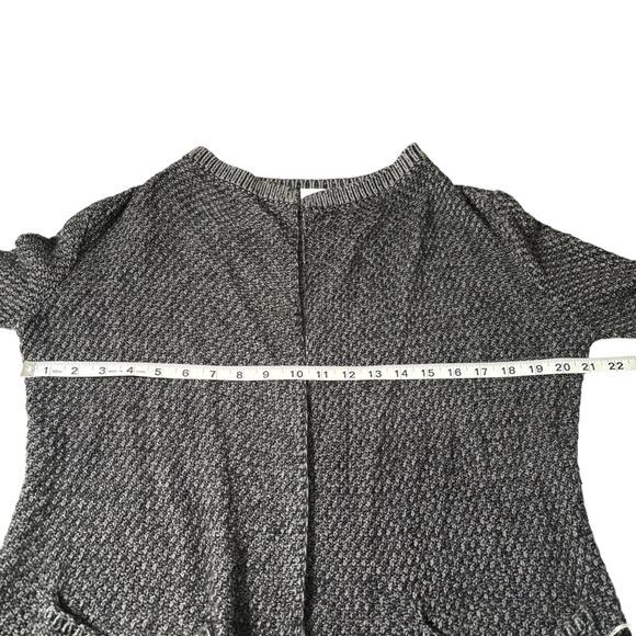 CAbi Lara Duster Knit Cardigan Sweater Size S Gray Open Front Casual Cozy - Picture 11 of 15